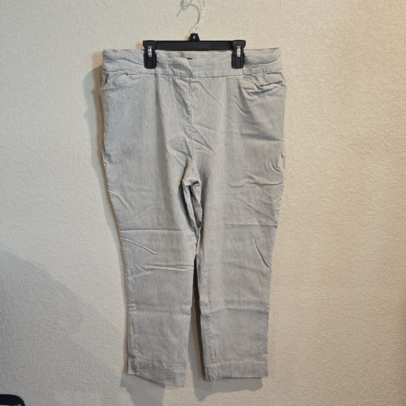 Hilary Radley Heather Gray Pants - Picture 1 of 4